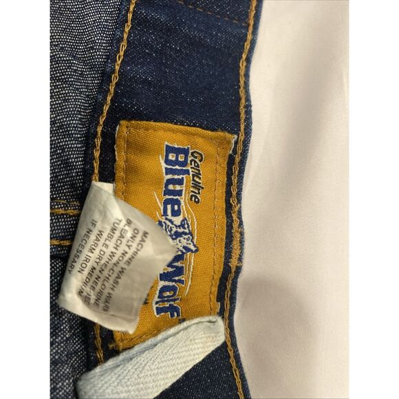 Men's Blue Wolf by Haband Jeans Size 40S  Blue Stretch Zip Fly 40x22 Denim - Picture 12 of 12